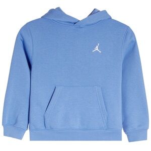 Nike Air Jordan MJ Brooklyn Fleece Hoodie Boys Medium University Blue NWT